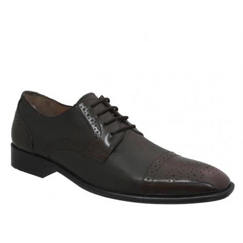 Giorgio Brutini "Lanteer" Brown Genuine Leather Shoes 24908